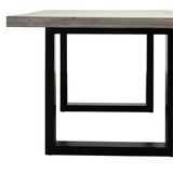 Apollo Black 2400 Polished Concrete Dining Table