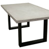 Apollo Black & Concrete Dining Table