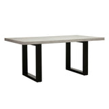 Apollo Black 2400 Polished Concrete Dining Table