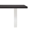 Apollo White 1800 Black Polished Concrete Dining Table