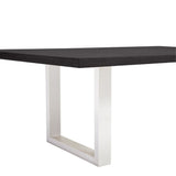 Apollo White & Black Concrete Dining Table