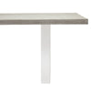 Apollo White & Polished Concrete Dining Table