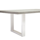 Apollo White 2100 Polished Concrete Dining Table