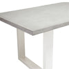 Apollo White & Polished Concrete Dining Table