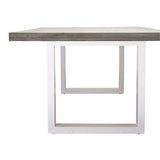 Apollo White 2100 Polished Concrete Dining Table