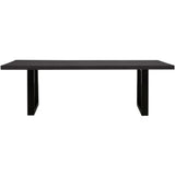 Apollo Black 2400 Black Polished Concrete Dining Table