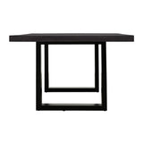 Apollo Black 2400 Black Polished Concrete Dining Table