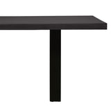 Apollo Black 1800 Black Polished Concrete Dining Table