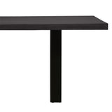 Apollo Black 2100 Black Polished Concrete Dining Table 