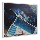 Iceberg\'s Swimmers Framed Canvas 120cm x 95cm