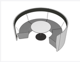 Motion Arc 4 Walls 1100 - Meeting & Collaboration Spaces - pimp-my-office-au