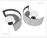 Motion Arc 3 low Walls 1100