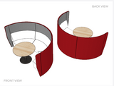 Motion Arc 3 Walls 1400 - Meeting & Collaboration Spaces - pimp-my-office-au