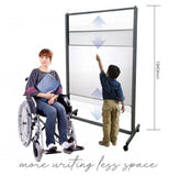Aspire Vertical Sliding Whiteboard