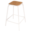 CONCEPT TUBE COUNTER STOOL - WHITE/BROWN - Stools - pimp-my-office-au