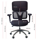 PIVOT 50/50 Fabric Mesh Control Office Chair 24 Hour