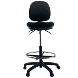 CHARLES Medium Back Wide Seat Drafting Office Chair