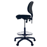 ATHENA Medium Back AFRDI Spinlock Footring Drafting Office Chair