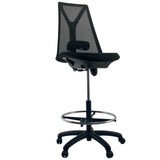 VOGUE Black MIDNIGHT Mesh Drafting Office Chair