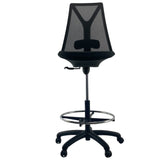 VOGUE Black MIDNIGHT Mesh Drafting Office Chair