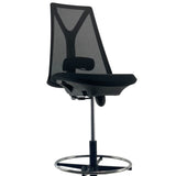 VOGUE Black MIDNIGHT Mesh Drafting Office Chair