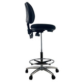 DAZE Medium Back Chrome Base Drafting Office Chair