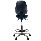 DAZE High Back Chrome Base Drafting Office Chair