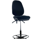 DAZE High Back Chrome Base Drafting Office Chair
