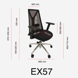 MAYER Black Mesh Executive Office Boardroom Chair