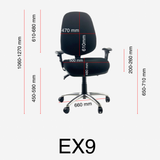DUKE Heavy Duty High Back Executive Boardroom Office Chair