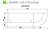 Executive J-Shape Reception Counter