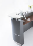 Executive J-Shape Reception Counter