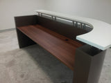 Executive J-Shape Reception Counter