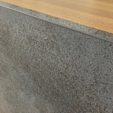 KERAN Reception Desk 1.8M Left Panel - Acacia & Carbon Grey Colour