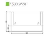 Hugo Gloss White Reception Counter
