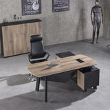 ARTO Executive Desk 1.8M - Mahogany Black