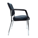 Lindis - 4 Leg - Reflective Silver P/C black