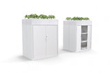 Lunar Metal Tambour Cabinet