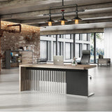 AFTAN Executive Desk with Right Mobile Return