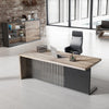 AFTAN Executive Desk with Right Mobile Return