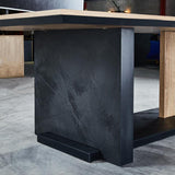 ZEA Boardroom Table 2.4M - Mahogany Colour