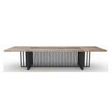 VIDAL Boardroom Table 3.6M - Mahogany