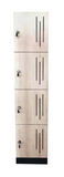 SteelCo 4 Door Laminate Locker