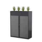 Steelco Tambour Door Cabinet 1200h x 1200w