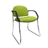 JUNO - SLEIGH BASE MEDIUM BACK (ROUND BACK)