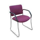 JUNO - SLEIGH BASE HIGH BACK (SQUARE BACK)