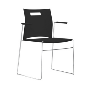 UNO Plastic cafe with arm - Visitor/ Side Chairs - pimp-my-office-au