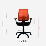 VELOX ORANGE Mesh Office Task Chair