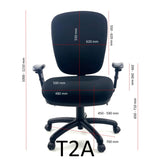 STOR Heavy Duty AFRDI High Back Office Task Chair