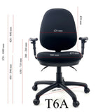 DURO AFRDI High Back Office Task Chair Posture Support